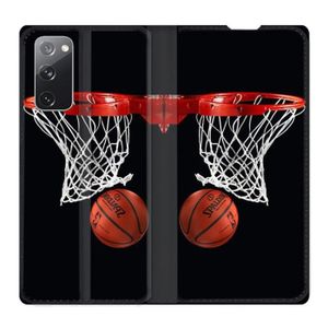 HOUSSE - ÉTUI Housse Cuir Portefeuille Pour Samsung Galaxy S20 FE / S20FE Panier Basket taille unique