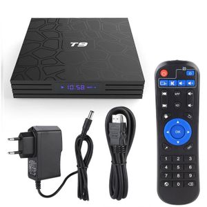 BOX MULTIMEDIA Fdit 4K TV Box T9‑RK3318‑4 2.4G WIFI Bluetooth USB