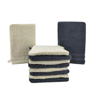 Gant de Toilette - Lot de 10 - 100% Coton - 14x22 cm
