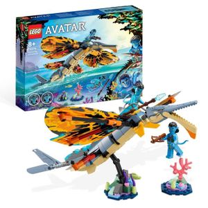ASSEMBLAGE CONSTRUCTION LEGO® Avatar 75576 L’Aventure du Skimwing, Jouet avec Minifigurine Jake Sully, Pandora