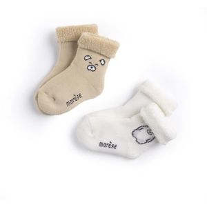 Lot de 5 paires de mi-chaussette bébé fille - lot vert amande, Bébé