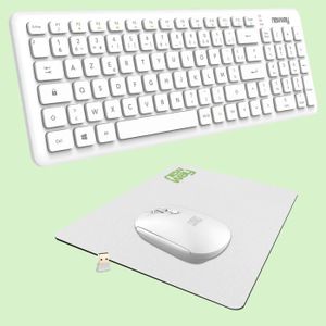 Trust Mini Clavier sans fil Bluetooth Qwerty - Trust Nado -  Ordinateur/Macbook/Ipad - Blanc - Prix pas cher