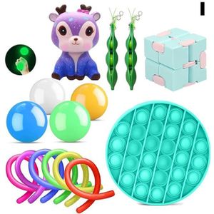 jouets pour bébés et cadeaux pour les âges 1 à 2 planche à retournement pour tout-petit jouet éducatif précoce Pop Fidget it Toy Jouets sensoriels simples pour bébé en silicone couleurs multi