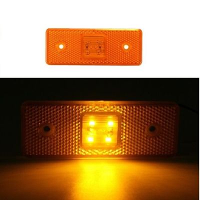 6 Led Orange Feux De Gabarit A 12V Remorques Chassis Caravane - Foto 3