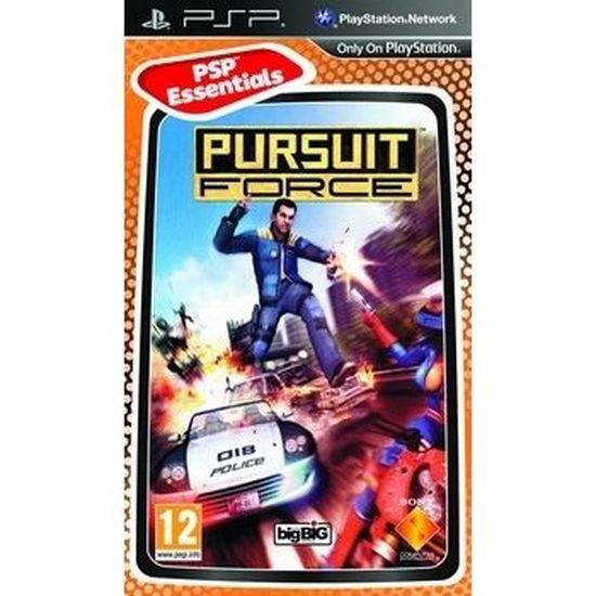 Jeu PURSUIT FORCE Sur Sony PSP - Complet En Français - Jeu D'action