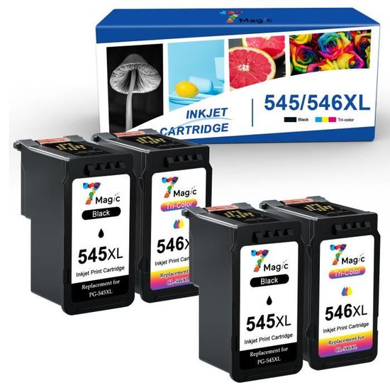 PG-545 CL-546XXL Cartouches D'encre Remanufacturées Pour Cartouche