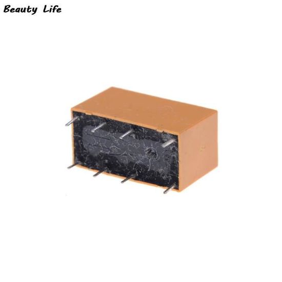 Mini Relés De Potencia DPDT, Bobina De 8 Pines, 2NO, 2NC, Tipo PCB, HUI