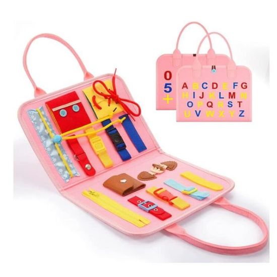 Mnrkaoic Portable Busy Board Montessori Jouet Éducatif Enfants Jouets & Cadeaux 