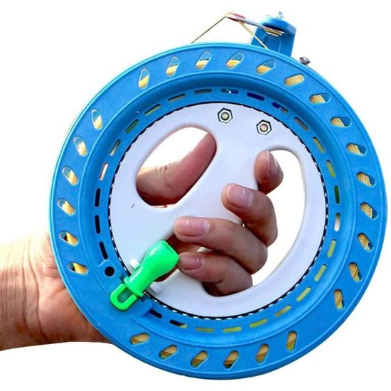 Roue à Ligne Pour Cerf-Volant Touch The Sky - Diamètre 14 Cm, Ligne 80 M, Avec Système De Verrouillage - Accessoire Pro - 5