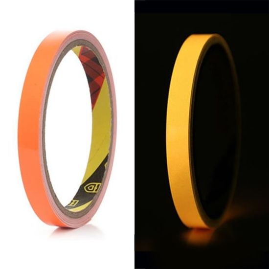 Bande Fluorescente Autocollante 10mm X 5m - Lot 3 Couleurs Lumineuses Pour Décoration Et Sécurité