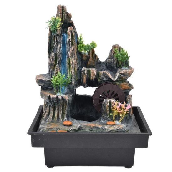 Fontaine d'Intérieur Fontaine d'intérieur de Style chinois fontaine de table Zen fontaine d'eau de table cascade en céramique for la décoration d' intérieur de maison de bureau Fontaine de Table