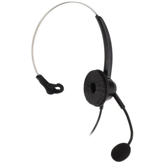 Casque Téléphone DJ Vintage – Style Rétro Années 70 – Mono – 6,35 Mm