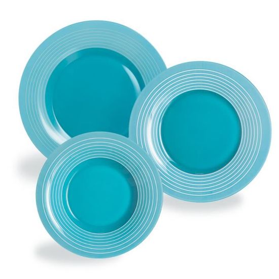 LERATIO Service De Table En Grès Pour 6 Personnes, Assiettes Et Bols En Céramique Handcarft, Résistant