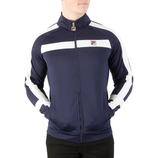 Veste de survêtement homme Fila Vintage Renzo Bleu Manches