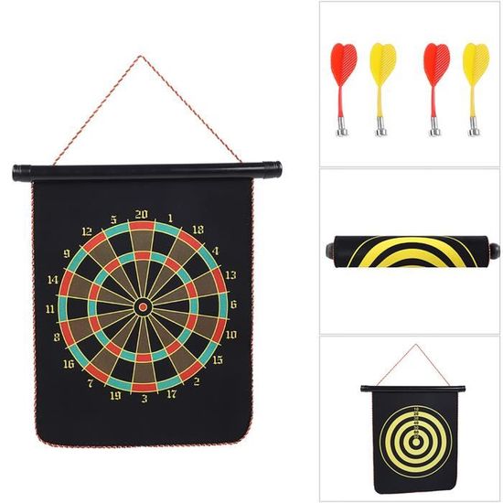 Jeu de fléchettes pour Enfants, Jeu de fléchettes à Crochet et Boucle à