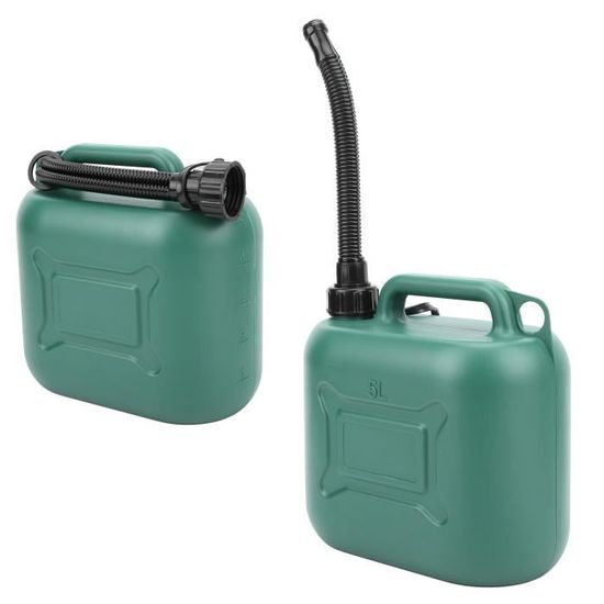 Bidon Essence 10 L Jerrican De Carburant Avec Bec Verseur Réservoir D' Essence De Stockage Verrouillable Arrêt Automatique Débit Réglable Pour La Plupart Des Voitures, Motos, SUV, VTT, UTV, Rouge