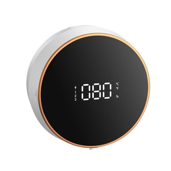 YUNYODA Horloge De Douche Numérique LCD Étanche IP24 - Thermomètre Hygromètre Avec Alarme, Compte à Rebours Et Ventouse Pour Salle De Bain & Cuisine Horloge Alarme Douche Cuisine