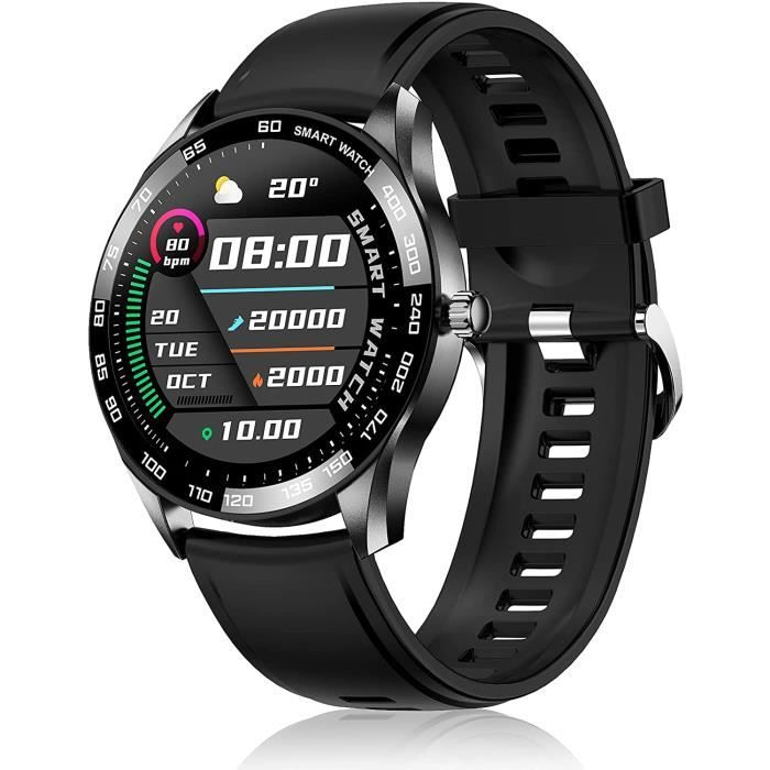 Montres Connectées Hommes Montre Fitness 1,32 Pouces 8 Modes d'exercice Tracker Fitness IP67 Moniteur Pression Artérielle éta 316