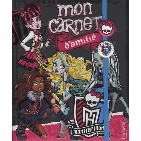 Mon carnet d'amitié Monster High