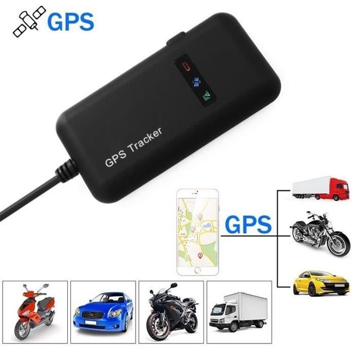Traceur Véhicule en Temps Réel Localisateur GPS/GSM/GPRS/SMS Traceur Antivol Voiture Moto Vélo AH207