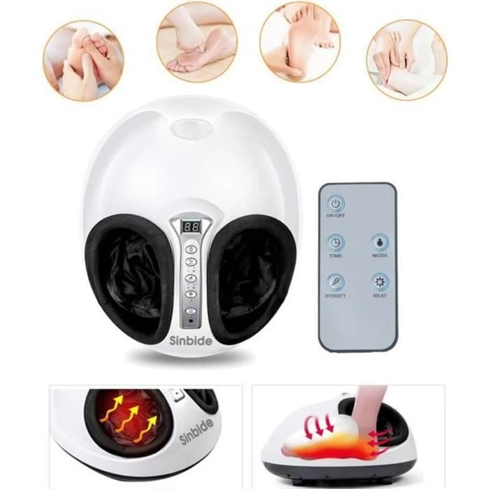 Appareil de Massage Pour Pieds Électrique Masseur - Chauffant Shiatsu Pression Roulant pétrissage chauffage pour Relaxation SINBIDE®