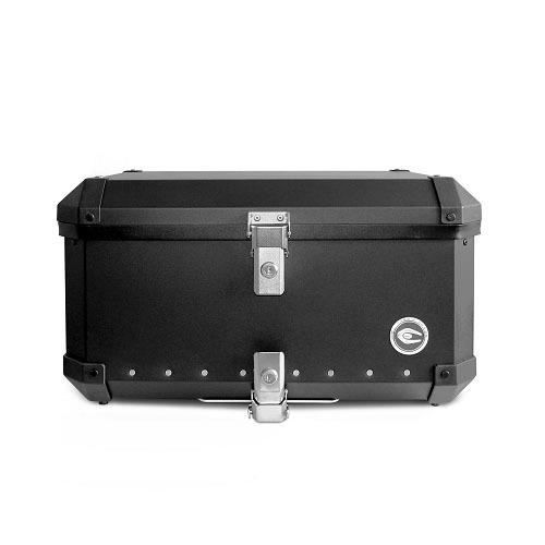 TOP CASE COOCASE X1 ALUMINIUM SERIES 60 LITRES EN NOIR LIVRE AVEC PLATINE