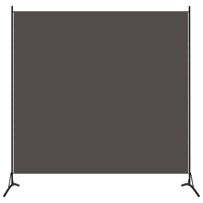 Contemporain -Cloison de séparation - Séparation de pièces Paravent extérieur - 1 panneau Anthracite 175x180 cm #528272