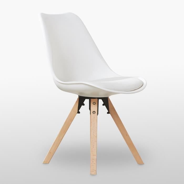Chaise Scandinave Blanche Sofia - Salle à Manger, Cuisine