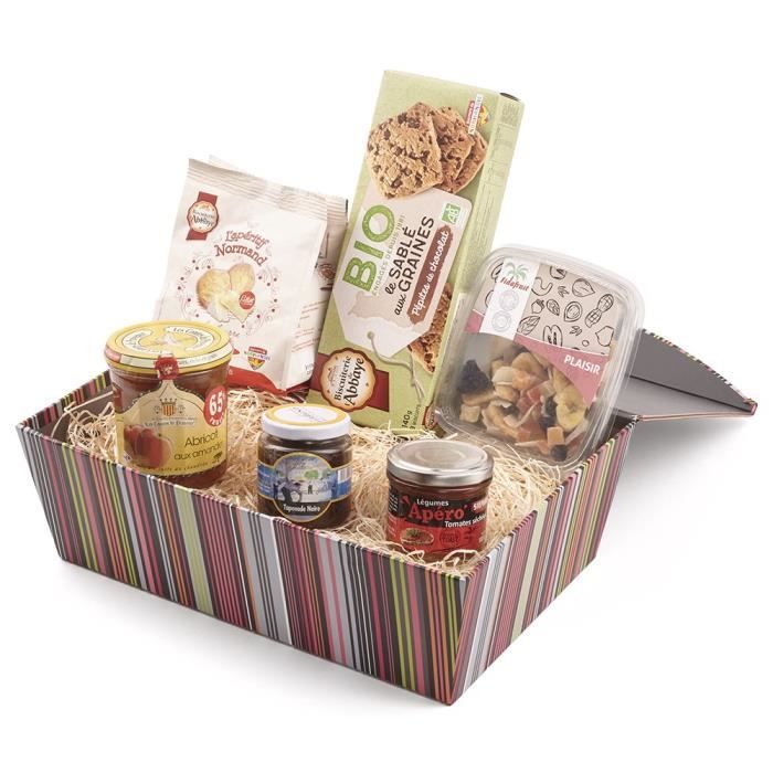 Panier Garni Végétarien Option - Avec coffret - Fabriqué en France