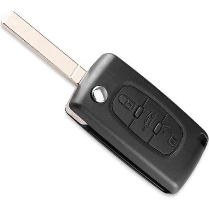 Clé Complète avec Électronique Citroen C4 C5 III Peugeot 207 307 308 407 ID46 PFC7941