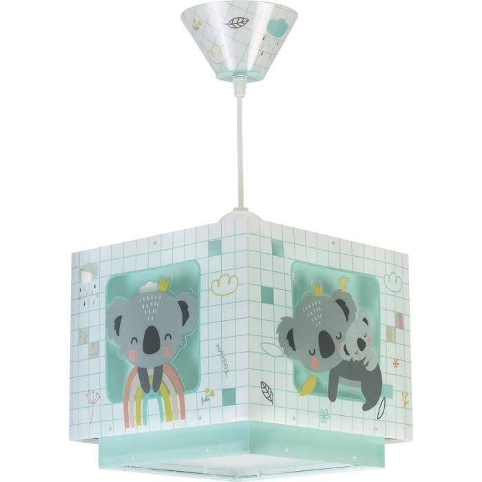 Dalber 63262H Lampe Suspendue Koala Vert, Polypropylène