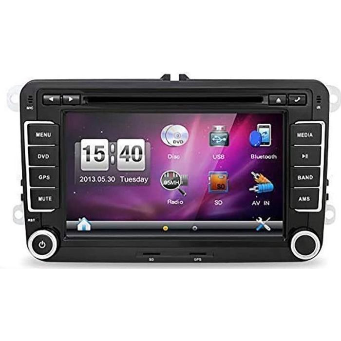 AUTORADIO Windows CE 6.0 7- 2DIN Car DVD Player GPS Stereo Navigation for VW Golf 4 5 6 Passatcc Polo Jetta Tiguan Touran EOS 295