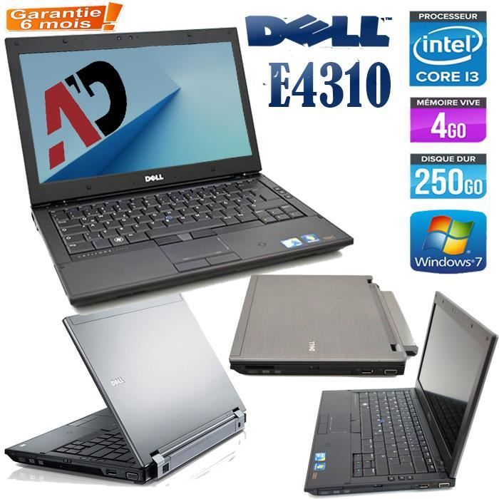 Dell Latitude E4310 13- Core i3 HDD 250Go RAM 4Go