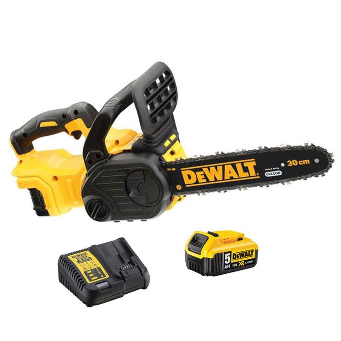 Tronçonneuse 18 V + 1 batterie 5 Ah + chargeur - DEWALT - DCM565P1