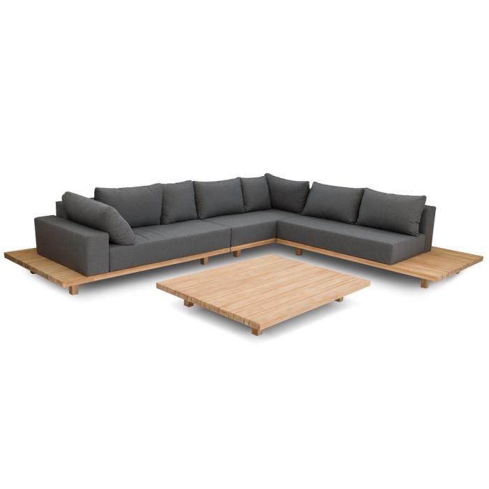 Set de salon avec des coussins rembourrés EG52450