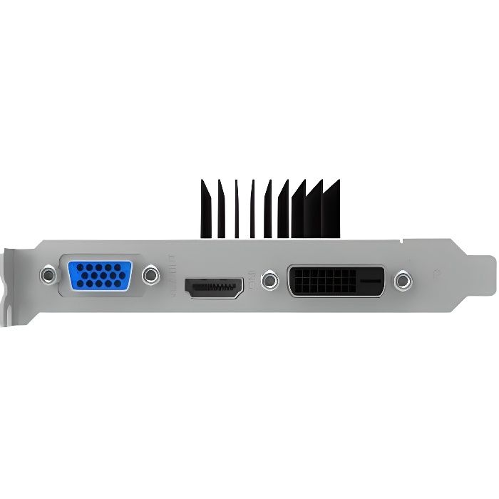 Carte graphique Gainward GeForce GT 710 2GB SilentFX - 2 Go HDMI-DVI - PCI Express - Refroidissement passif