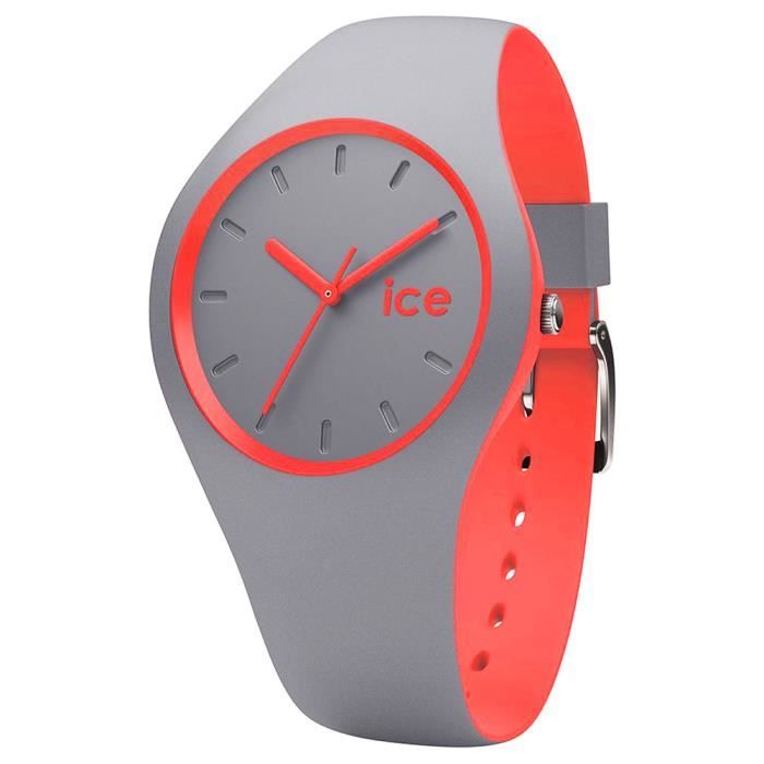 Ice-Watch - ICE duo Dusty coral - Montre grise pour femme avec bracelet en silicone - 001488 (Small)