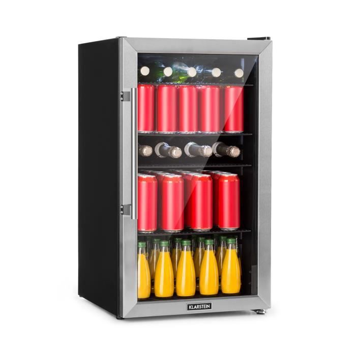 Klarstein Beersafe 3 XL réfrigérateur à boissons & snacks 98L - 4 clayettes / 7 niveaux - noir