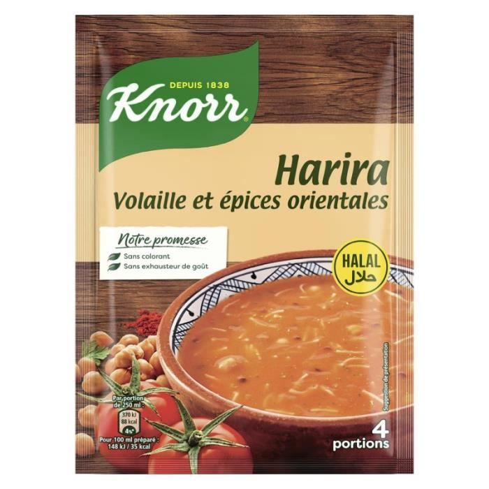 KNORR - Harira 115G - Lot De 4