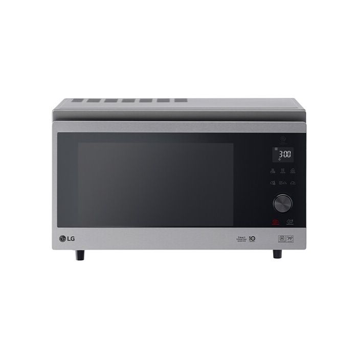 LG NeoChef MJ3965ACS Four micro-ondes combiné grill pose libre 39 litres 1100 Watt argent noble