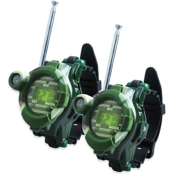 Vente chaude Two Way Radio Walkie Talkie Kids espion poignet montre Gadget jouet d'enfant