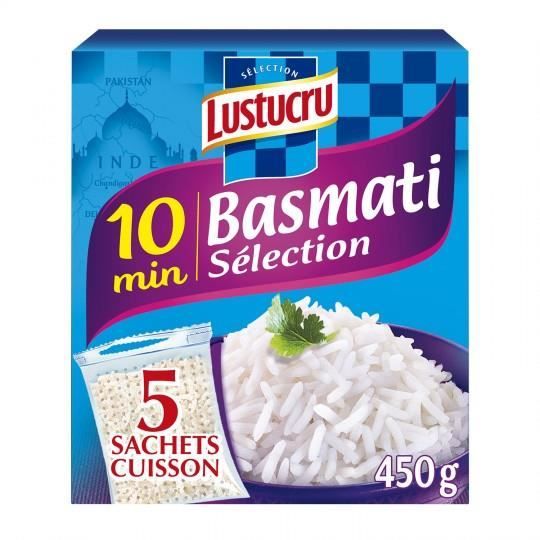 Riz basmati sélection 450 g Lustucru-Sélection