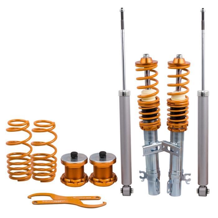 Combinés Filetés Amortisseur Suspension Kit pour VW UP! SEAT MII Skoda Citigo 1.0 2011-2020 Coilover Adjustable