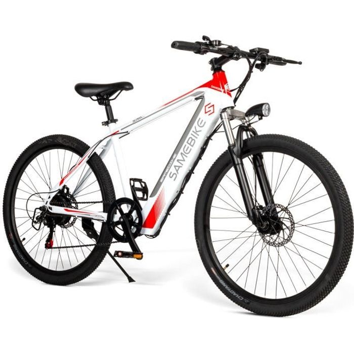 Vélo assistance Electrique SAMEBIKE SH26 vélo électrique 26 pouces Blanc EU plug
