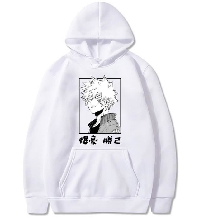 Sweats à Capuche My Hero Academia Cosplay Hisoka Unisexe pour Adulte Sweat-Shirts Jacket Sweats avec Poche Kangourou