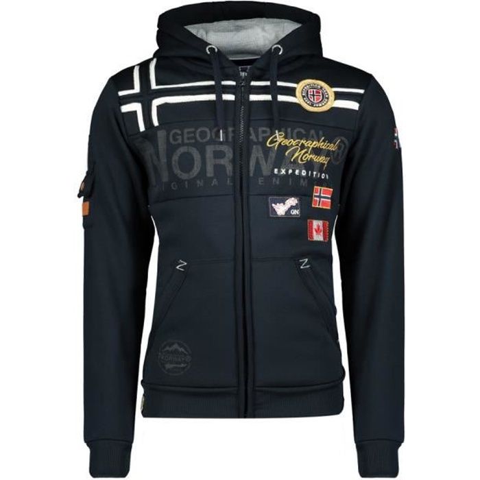 Sweat marine homme Geographical Norway Garadock