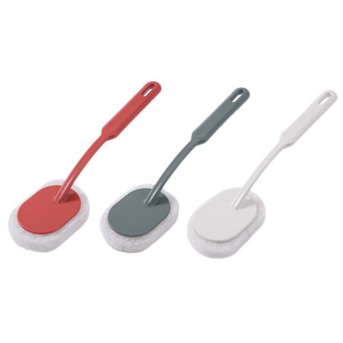 3 PCS Multifonctionnel Popatry Poêle Poignée brosse ergonomique - eponge - applicateur de lotion - gratte-dos aide a la mobilite