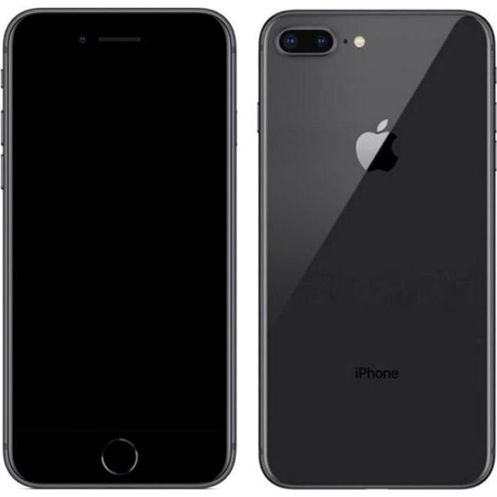 IPhone iPad Factice Pour 8 Plus Dark Screen Ne fonctionne pas Faux téléphone modèle d'affichage gris
