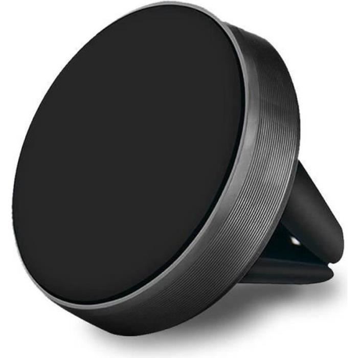 BTH00621-Support Téléphone Voiture Universel Magnétique Grille Aération - Noir