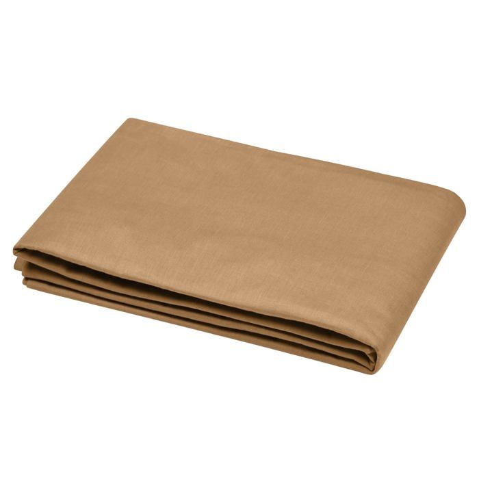 Lovely Casa Drap plat Eden 100% coton marron - tissage 57 fils certifié OEKO-TEX Lovely Casa Drap plat Eden 100% coton marron - tissage 57 fils certifié OEKO-TEX